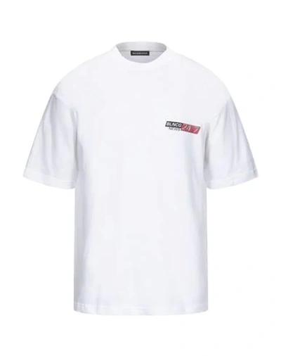 Balenciaga T-shirts In White