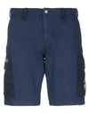 Napapijri Man Shorts & Bermuda Shorts Midnight Blue Size 31 Cotton