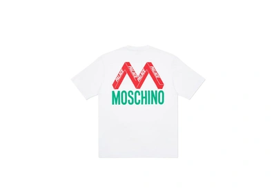 Pre-owned Palace  Moschino T-shirt White