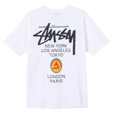 Pre-owned Stussy  X Martine Rose World Tour Collection T-shirt White