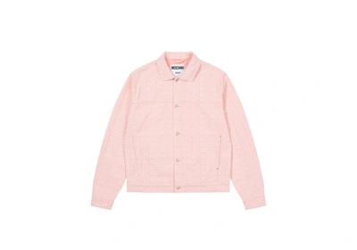 Pre-owned Palace  Moschino Denim Jacket Pink