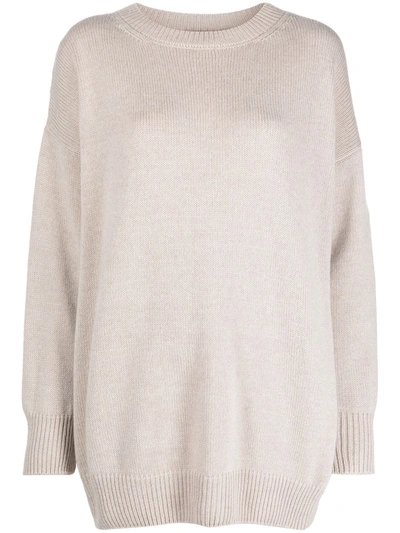 Incentive! Cashmere Oversized Cashmere Jumper In Neutrals