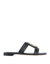 Tod's Sandals In Dark Blue