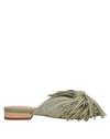 Paloma Barceló Sandals In Military Green
