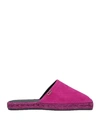 Giuseppe Zanotti Woman Espadrilles Mauve Size 5 Leather In Purple