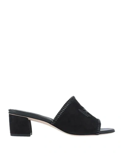 Tod's Sandals In Black