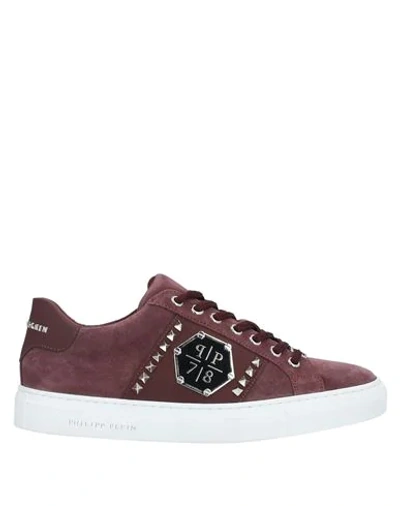 Philipp Plein Sneakers In Deep Purple