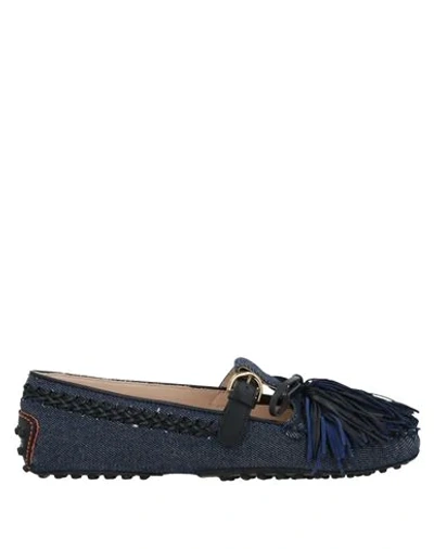 Tod's Loafers In Blue