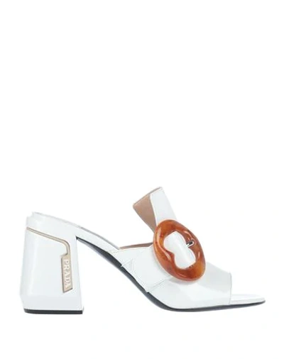 Prada Sandals In White