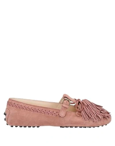 Tod's Loafers In Pink