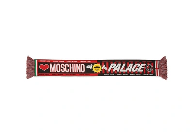 Pre-owned Palace  Moschino Scarf Red