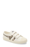 Gola Coaster Low Top Sneaker In Ow/ Zebra