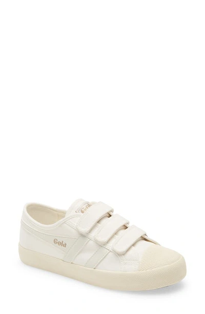 Gola Coaster Low Top Sneaker In Offwhite/ Offwhite