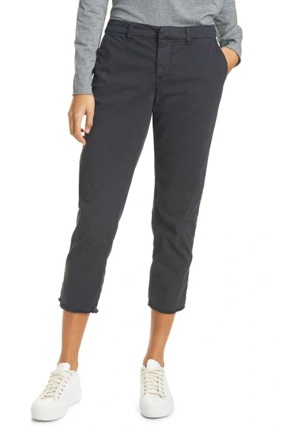 Frank & Eileen Wicklow The Italian Crop Chinos In Washed Black