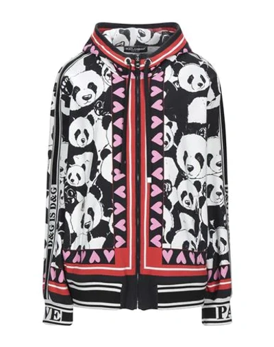 Dolce & Gabbana Hooded Sweatshirt In Black