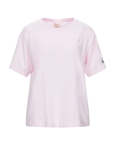 Champion T-shirts In Pink