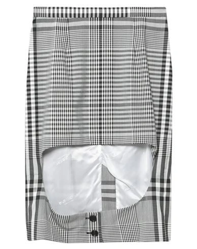 Burberry Midi Skirts In Black