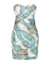 Elisabetta Franchi Short Dresses In Turquoise
