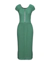 Elisabetta Franchi Midi Dresses In Green