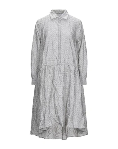 Aglini Knee-length Dresses In Grey
