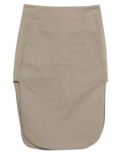 Tibi Mini Skirts In Khaki