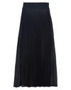 Marco De Vincenzo Midi Skirts In Dark Blue