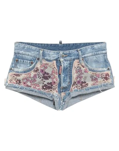 Dsquared2 Denim Shorts In Blue