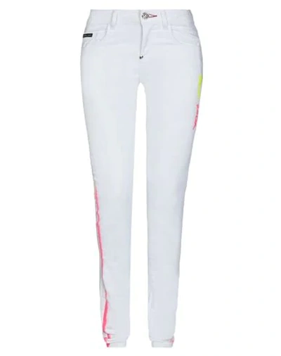 Philipp Plein Jeans In White