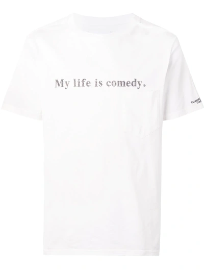 Takahiromiyashita The Soloist Slogan-print T-shirt In White