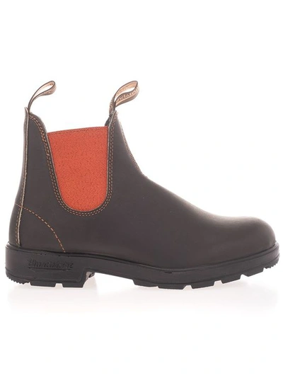Blundstone Elasticated Inserts Ankle Boots In Brown