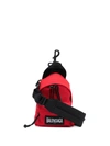 Balenciaga Mini Oversize Backpack In Red Tech Canvas