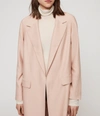 Allsaints Women's Aleida Duster Coat In Blush Pink