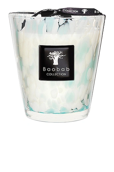 Baobab Collection Pearls Candle In Sapphire