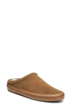 Vince Men's Porter Suede Shearling-lined Slippers In Tobacco
