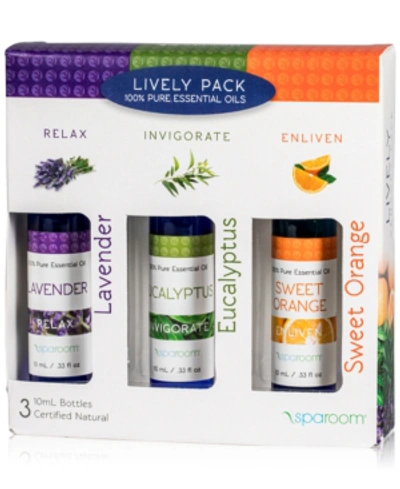 Sparoom 3-pk. Lively Essential Oils In Cobalt Blue