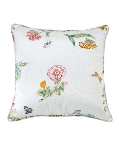 Lenox Butterfly Meadow 18" X 18" Decorative Pillow In Multi