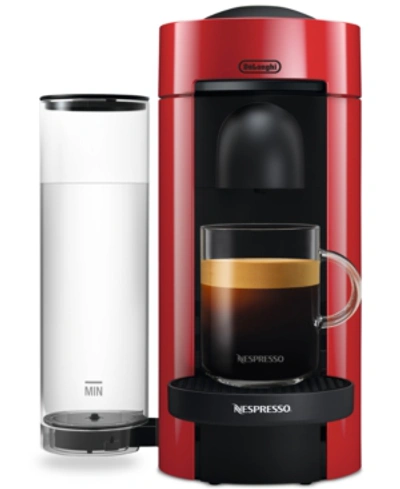 Delonghi De'longhi Nespresso Vertuo Plus Coffee & Espresso Single Serve Machine With $21 Credit In Red