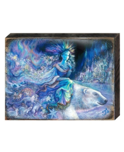 Designocracy Polar Princess Wall And Table Top Wooden Decor By Josephine Wall In Multi