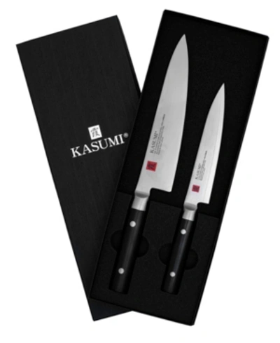 Kasumi 2 Pc. Gyuto 6" Utility & 8" Chef Knife Cutlery Set In Silver