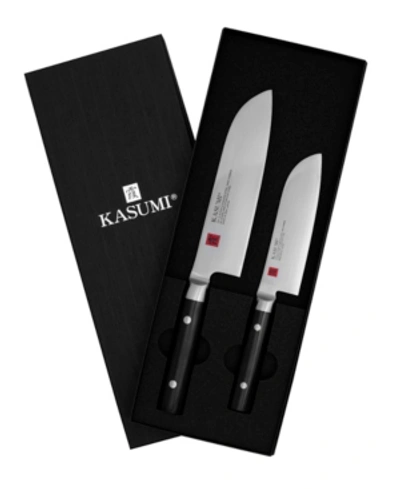 Kasumi 2-pc. Santoku Cutlery Set In Stainless Steel