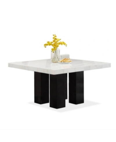 Furniture Camila 54" Square Marble Dining Table
