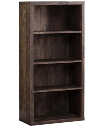 Monarch Specialties 48" H Bookcase In Brown