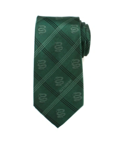 Harry Potter Slytherin Plaid Men's Tie In Green