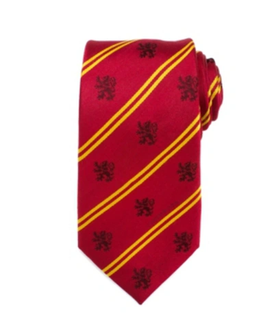 Harry Potter Gryffindor Pinstripe Men's Tie In Red