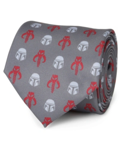 Star Wars Mando Men's Tie In Gray