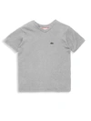 Lacoste Kids' Little Boy's & Boy's V-neck T-shirt In Grey