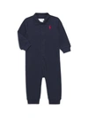 Ralph Lauren Baby Boy's Interlock Classic Coverall In French Navy