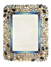 Jay Strongwater Javier Bejeweled Picture Frame, 5" X 7" In Multi