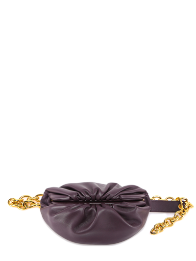 Bottega Veneta Belt Chain Pouch Belt Bag In Purple