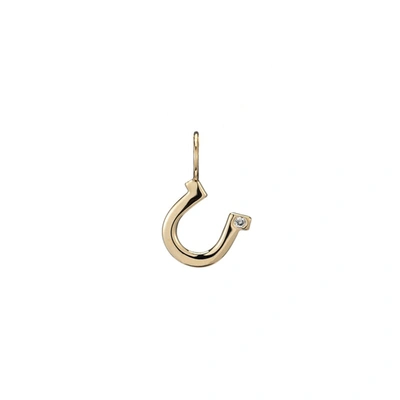 Ali Grace Jewelry Gold & Diamond Horseshoe Charm